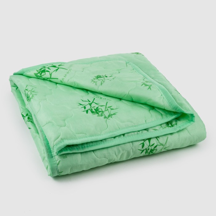 Одеяло стеганое «Бамбук», размер 172х205 см, бумбуковое волокно, чехол ПЭ 100%